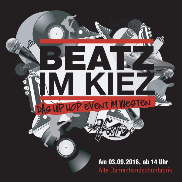 Beatz im Kiez 2016 - Frontseite Flyer